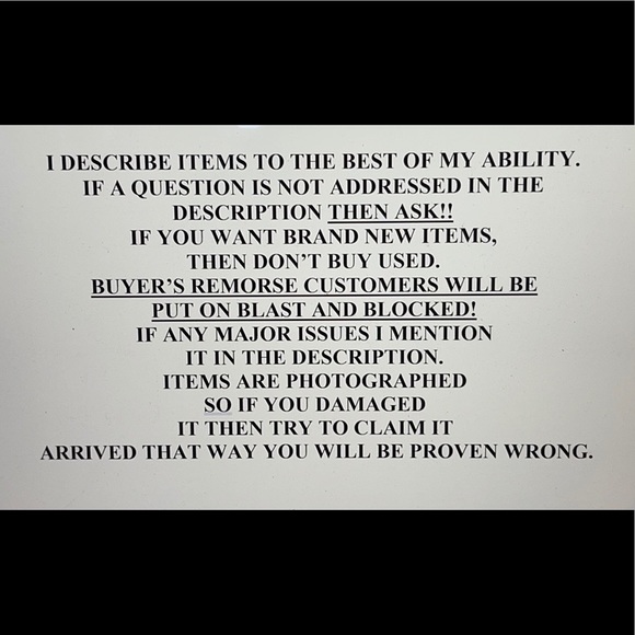 Attn: Buyer’s Remorse Customers - Picture 1 of 1